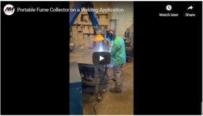 Portable Fume Collector on a Welding Application