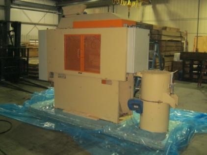 The experts at AM Industrial Group carefully prepared this used industrial machinery to export to Portugal.