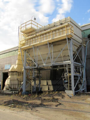 80,000 cfm Wheelabrator #815 WCC 36 Cartridge Dust Collector