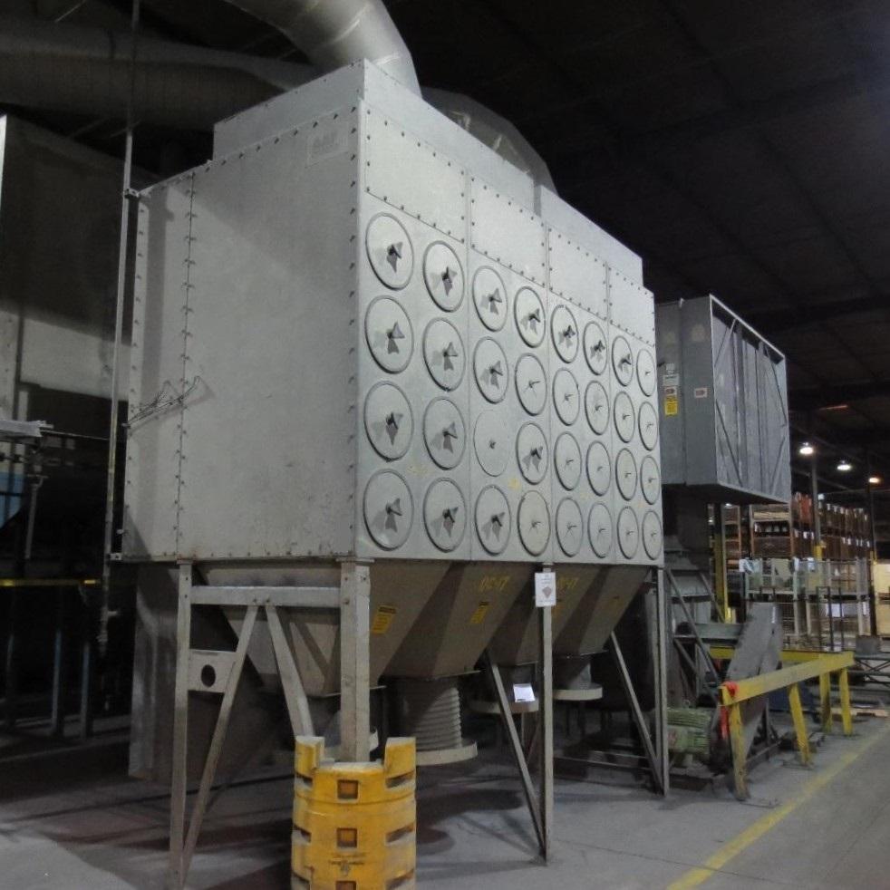 40,000 cfm AAF #4RC64 Cartridge Dust Collector