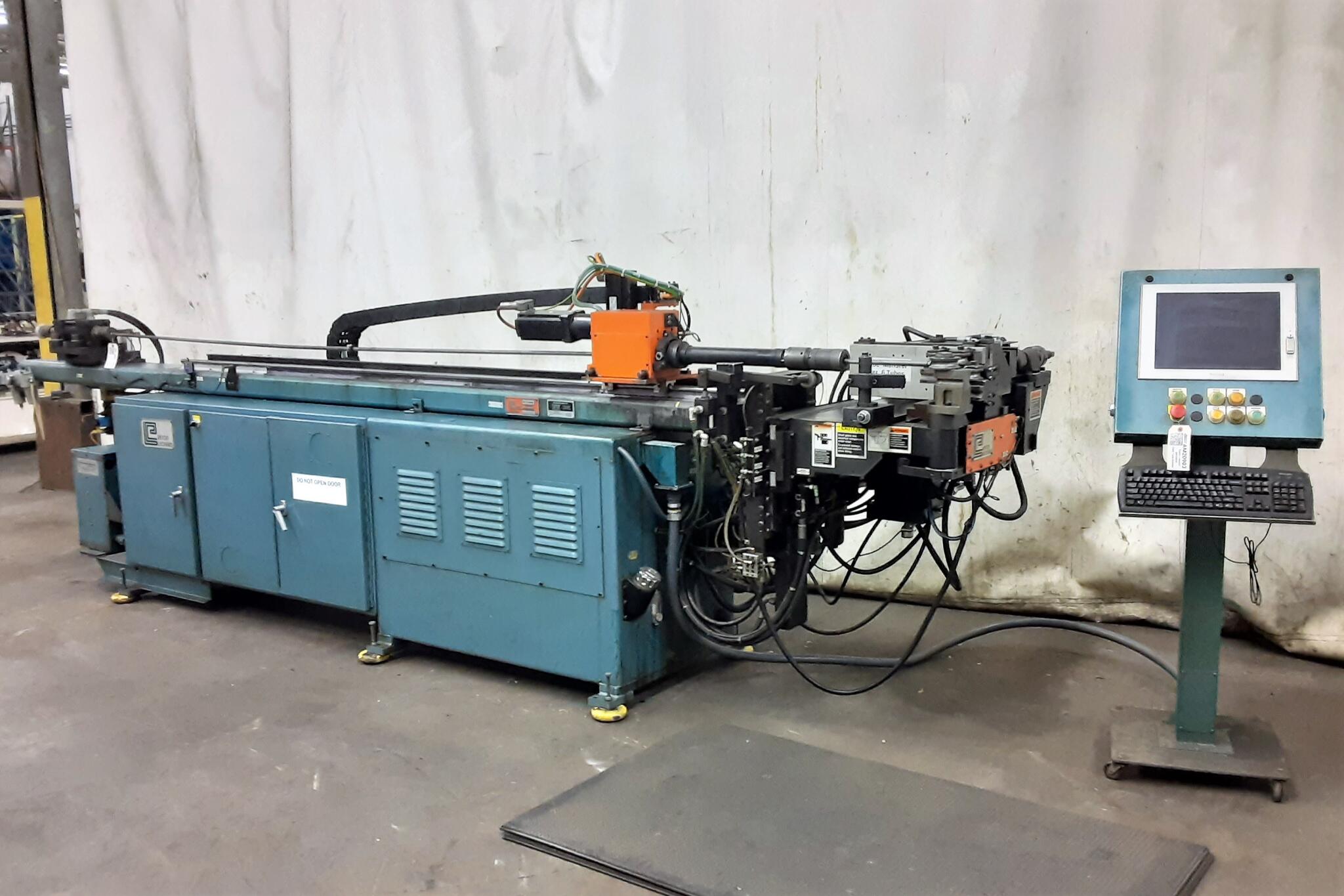 1" Eaton Leonard #VB100HP CNC Tube Bender with Push Roll bending 