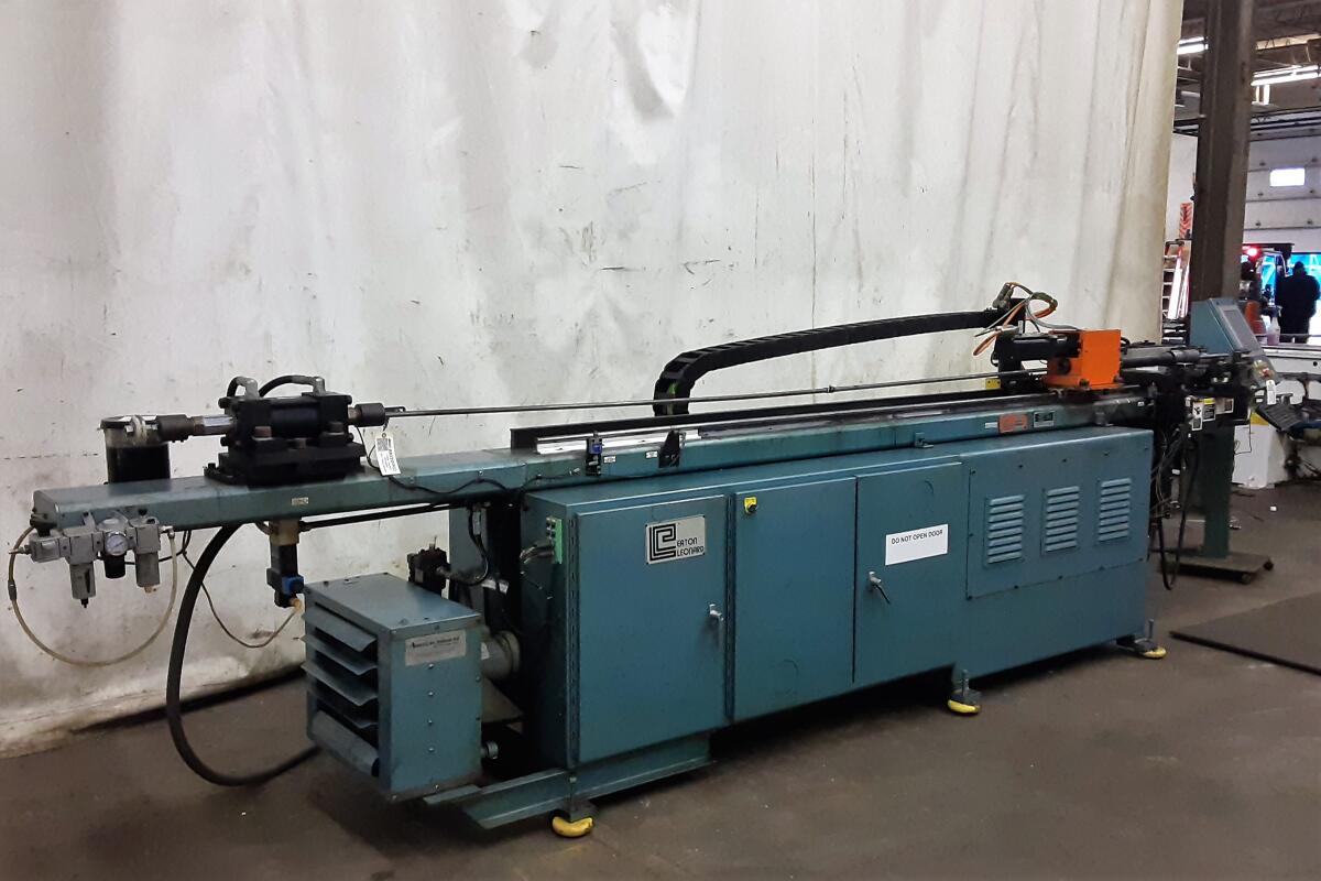 Additional image #1 for 1" Eaton Leonard #VB100HP CNC Tube Bender with Push Roll bending 