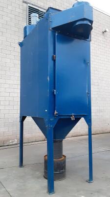 8,000 cfm Custom Systems 16 Cartridge Dust Collector