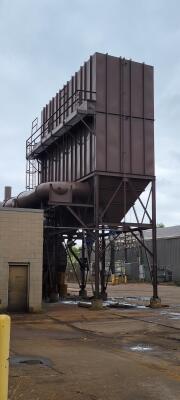 80,000 cfm Sly STJ-4917-10-WIP Baghouse Dust Collector