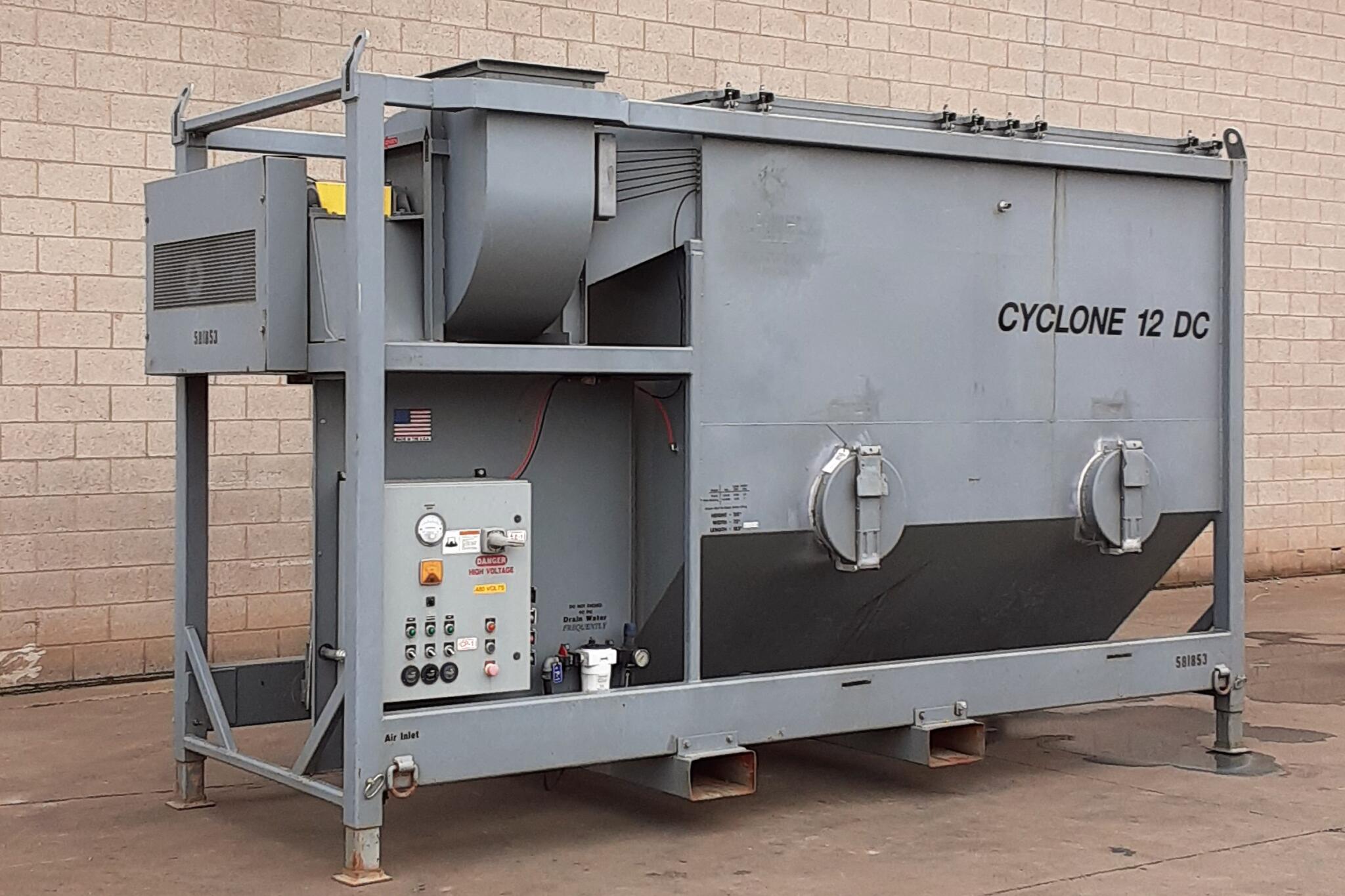 12,000 cfm Entech Cyclone #12DC Cartridge Dust Collector