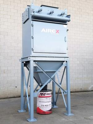 5,000 cfm Airex #DCCH-9 Cartridge Dust Collector