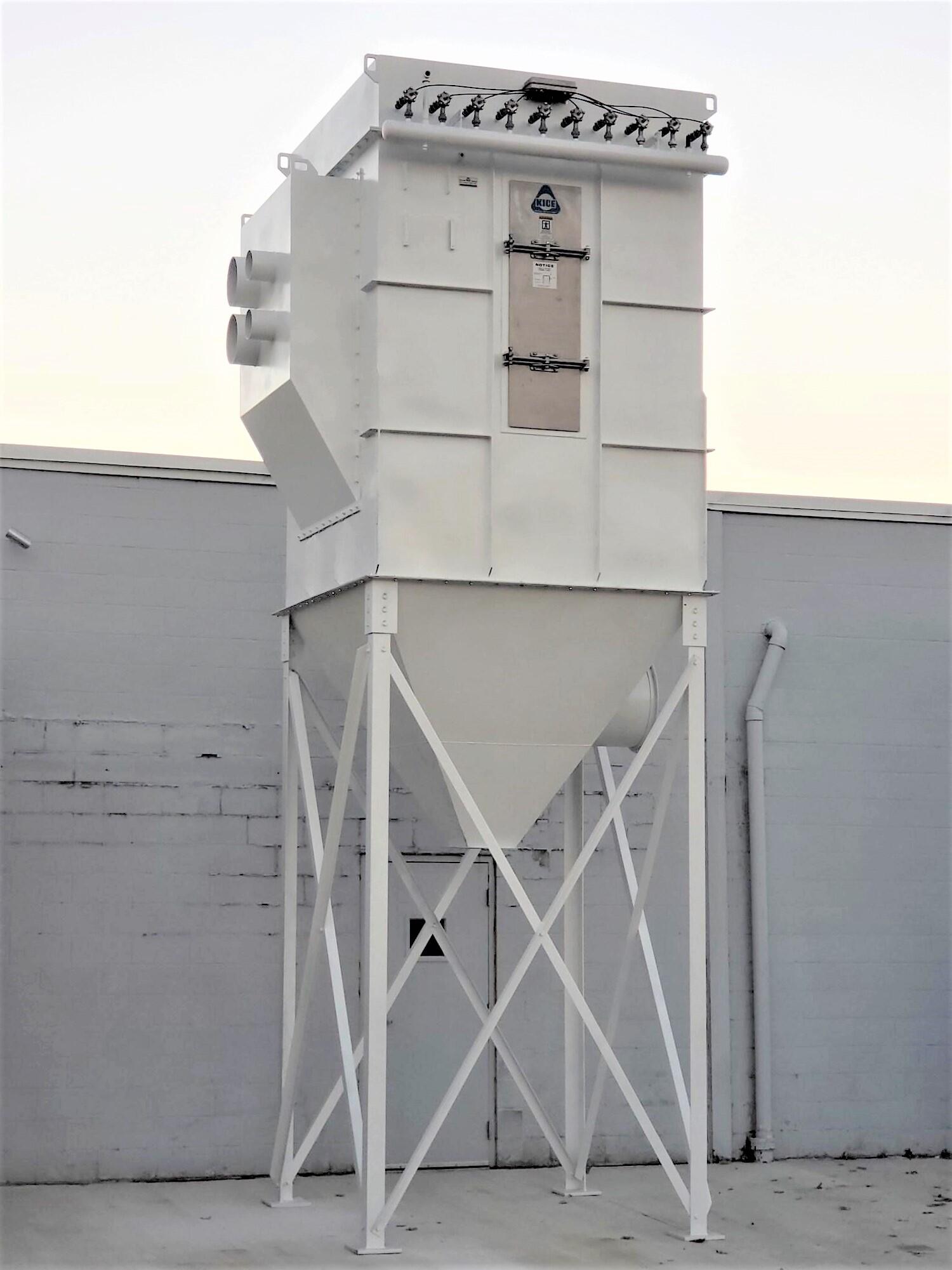 8,000 cfm Kice #VS-100-8 Baghouse Dust Collector