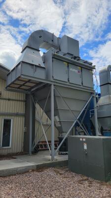 24,000 cfm Airex #DCCH-36 Cartridge Dust Collector