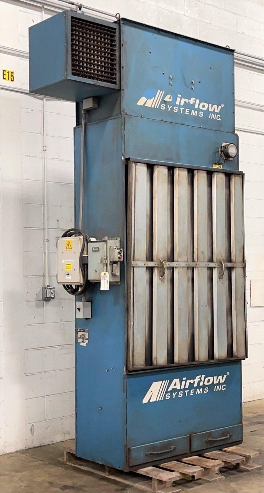 4,500 cfm Airflow Power Booth SLXI Booth & Backdraft Dust Collector