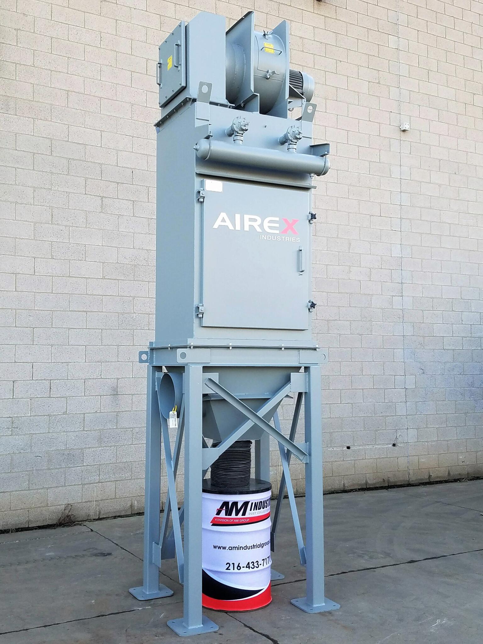 3,000 cfm Airex #DCCH-4 Cartridge Dust Collector