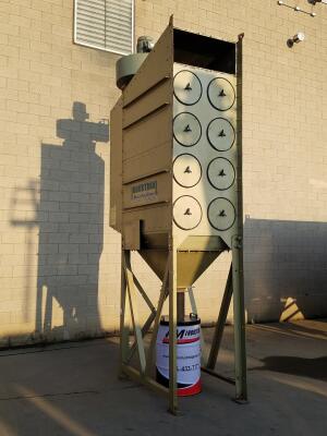 8,000 cfm Clemco #CDF-8 (16 cartridge) Dust Collector