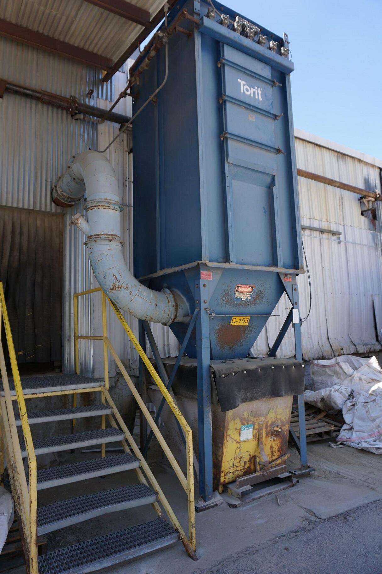 4,000 cfm Donaldson Torit #49PJD8 Baghouse Dust Collector