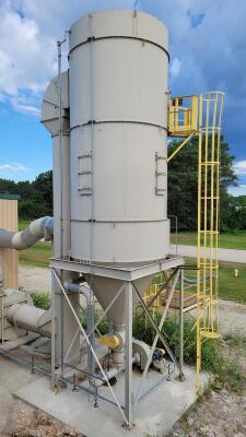 44,000 cfm Steelcraft #384-10 Baghouse Dust Collector