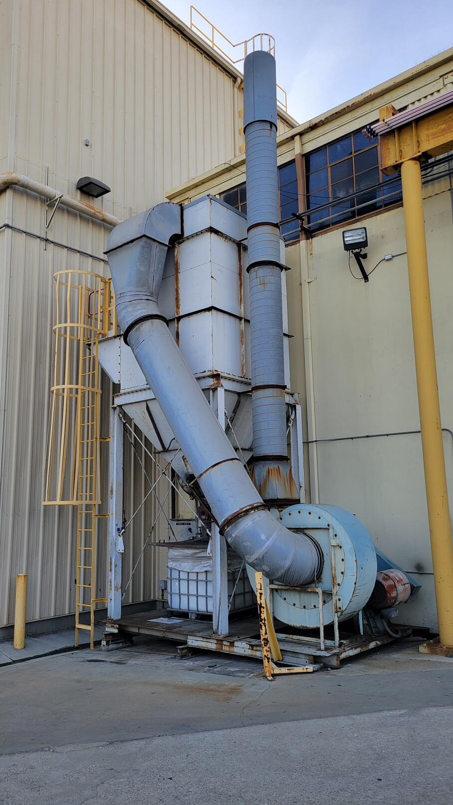 12,000 cfm Mikropul Baghouse 144S-8 Baghouse Dust Collector