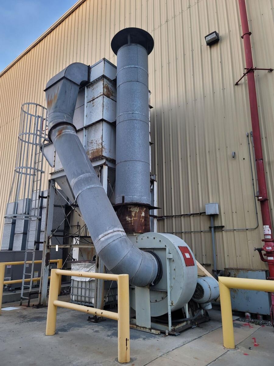 Additional image #1 for 12,000 cfm Mikropul Baghouse 144S-8 Baghouse Dust Collector