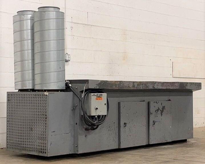 5,050 cfm Diversi-Tech #DD 3x8 Downdraft Dust Collector