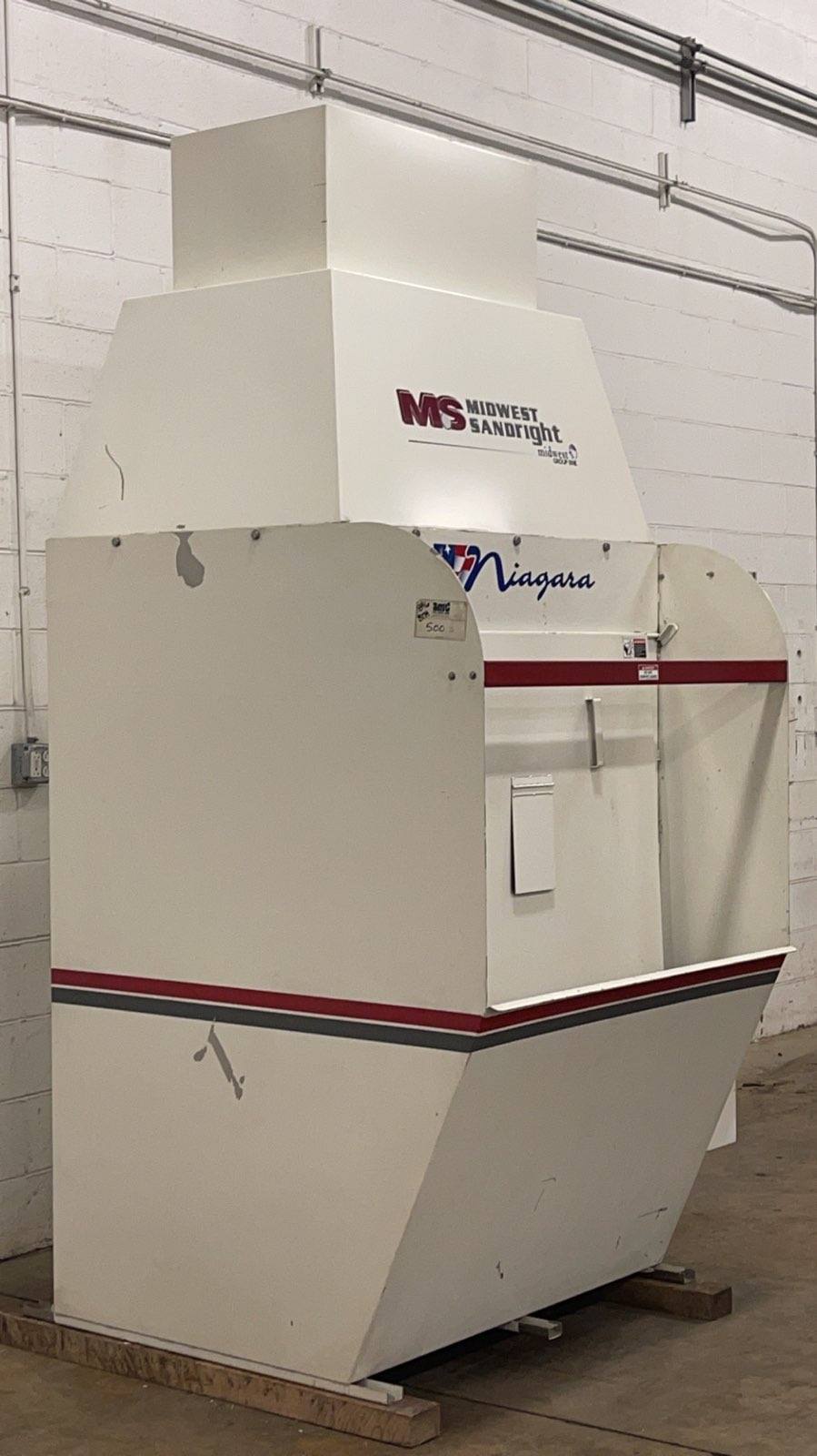 2,200 cfm Midwest Sandright #DC-2200 Wet-type Dust Collector