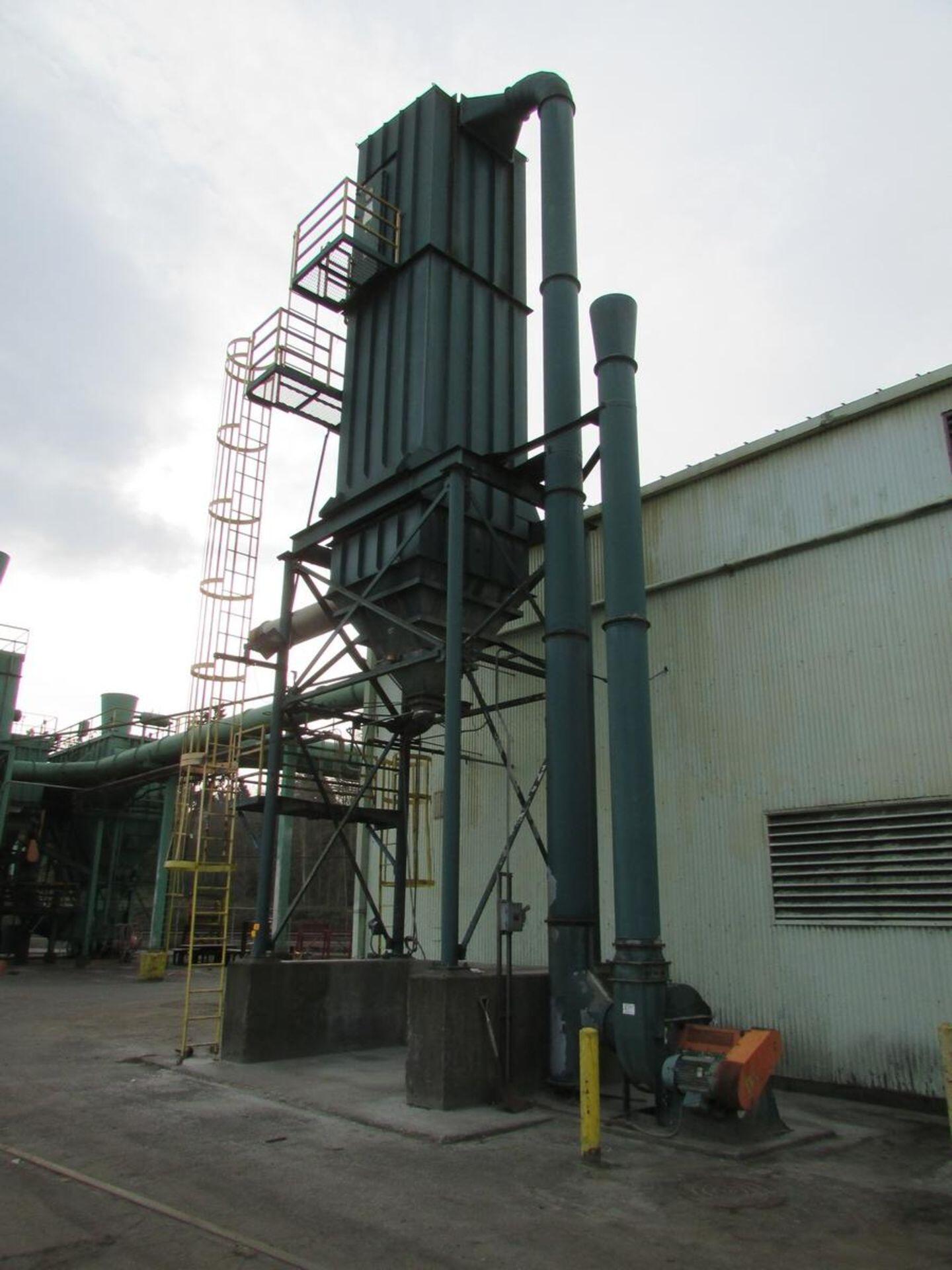 10,000 cfm LMC 81 FTD 10 Baghouse Dust Collector