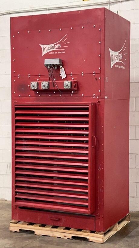 Additional image #1 for 4,500 cfm Micro-Air CAB8-881 Booth & Backdraft Dust Collector