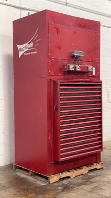 4,500 cfm Micro-Air CAB8-881 Booth & Backdraft Dust Collector